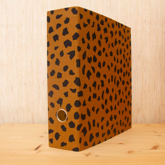 Capa de Arquivo A4 Larga tecido Brownie