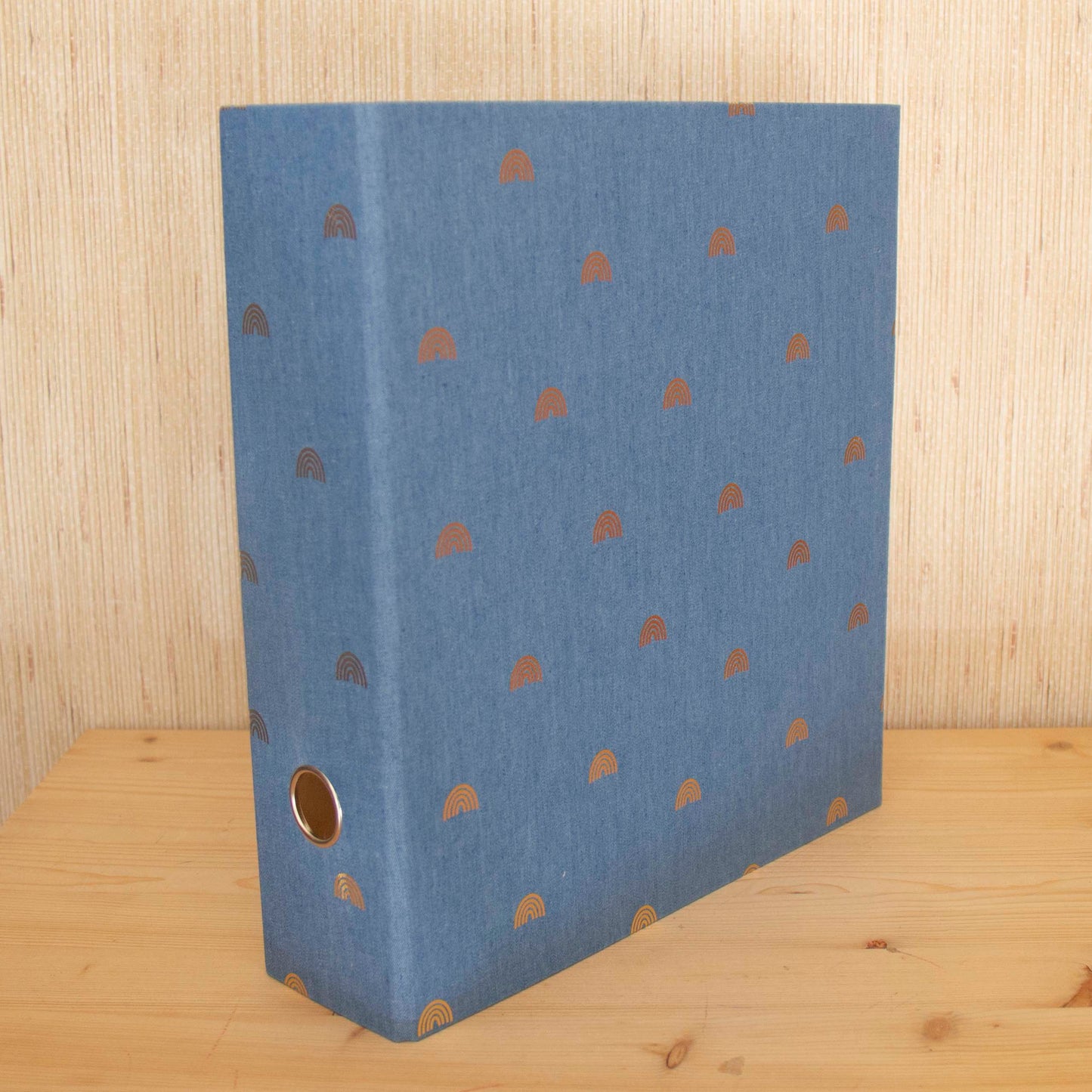 Capa de Arquivo A4 Larga tecido 937 (com dourado)