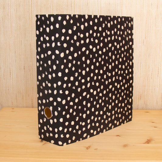 Capa de Arquivo A4 Larga tecido BLACK