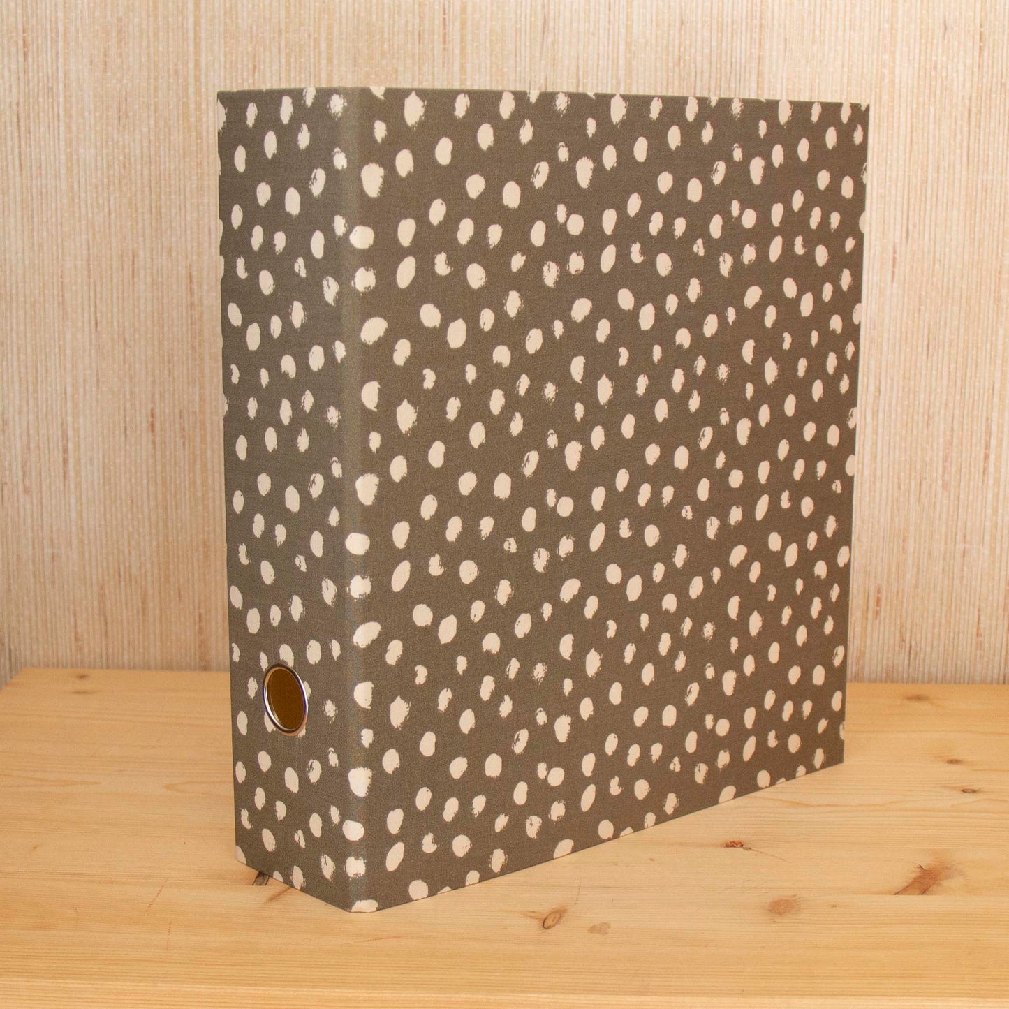 Capa de Arquivo A4 Larga tecido DOTS GREEN