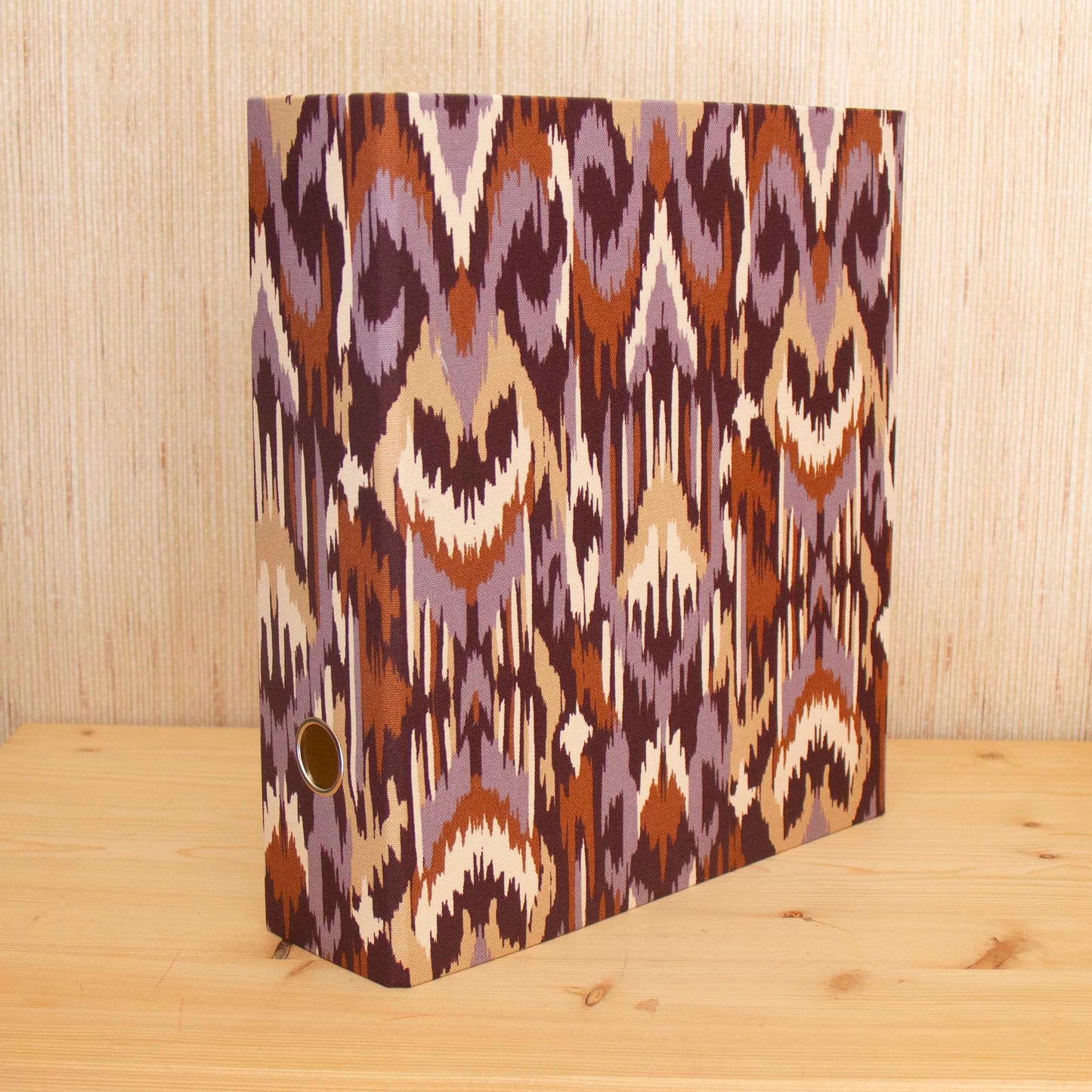 Capa de Arquivo A4 Larga tecido TRIBAL LILÁS