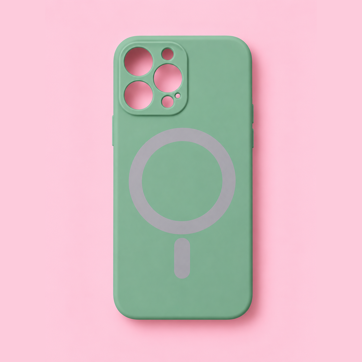 Capa iphone Simples 13 Pro Max Menta