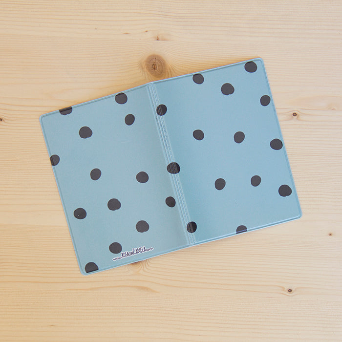 Capa de Passaporte Dots Blue