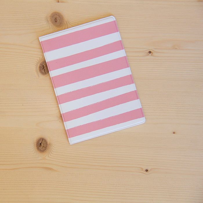 Capa de Passaporte Pink Stripes