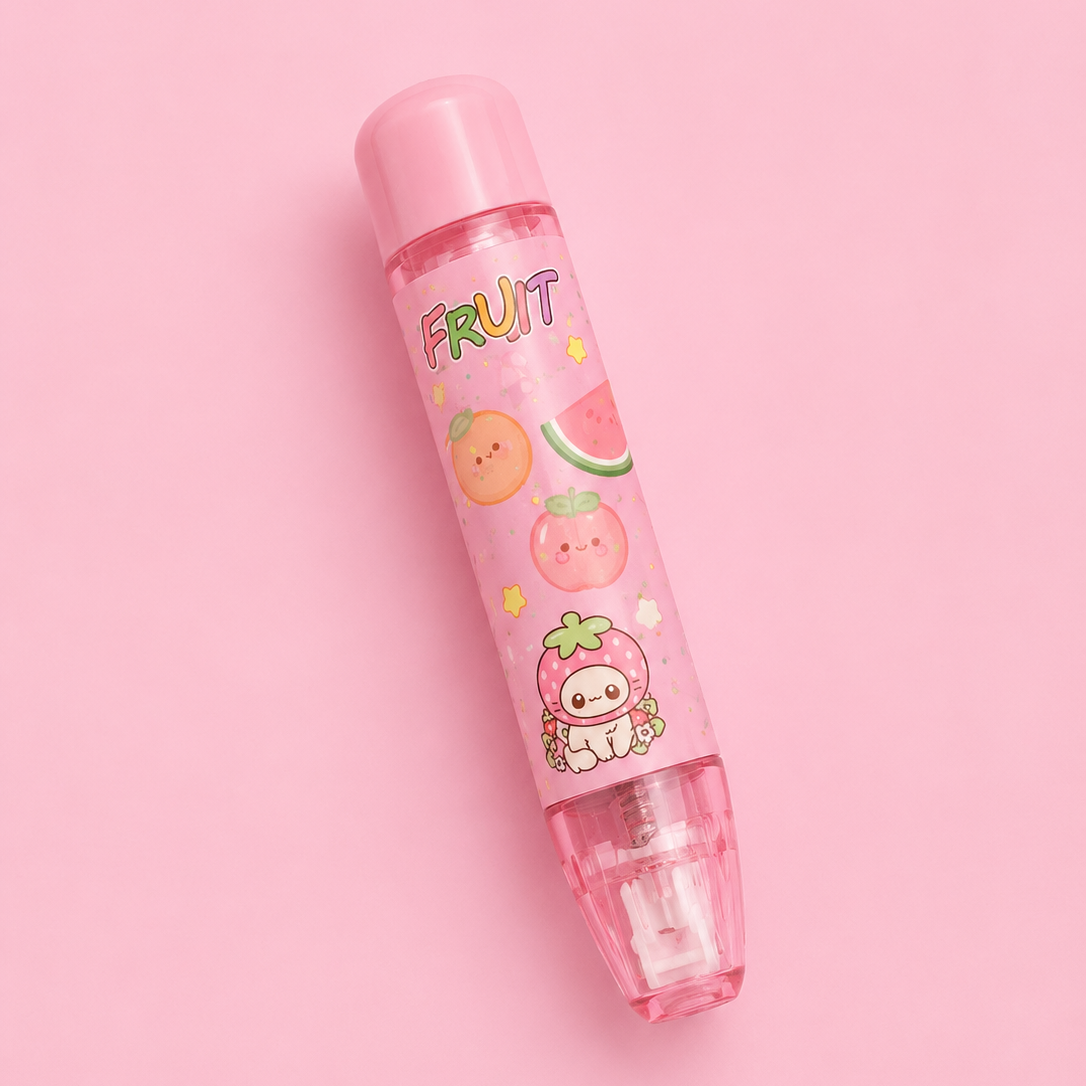 Cola em fita Kids 6m x 5mm FRUIT PINK