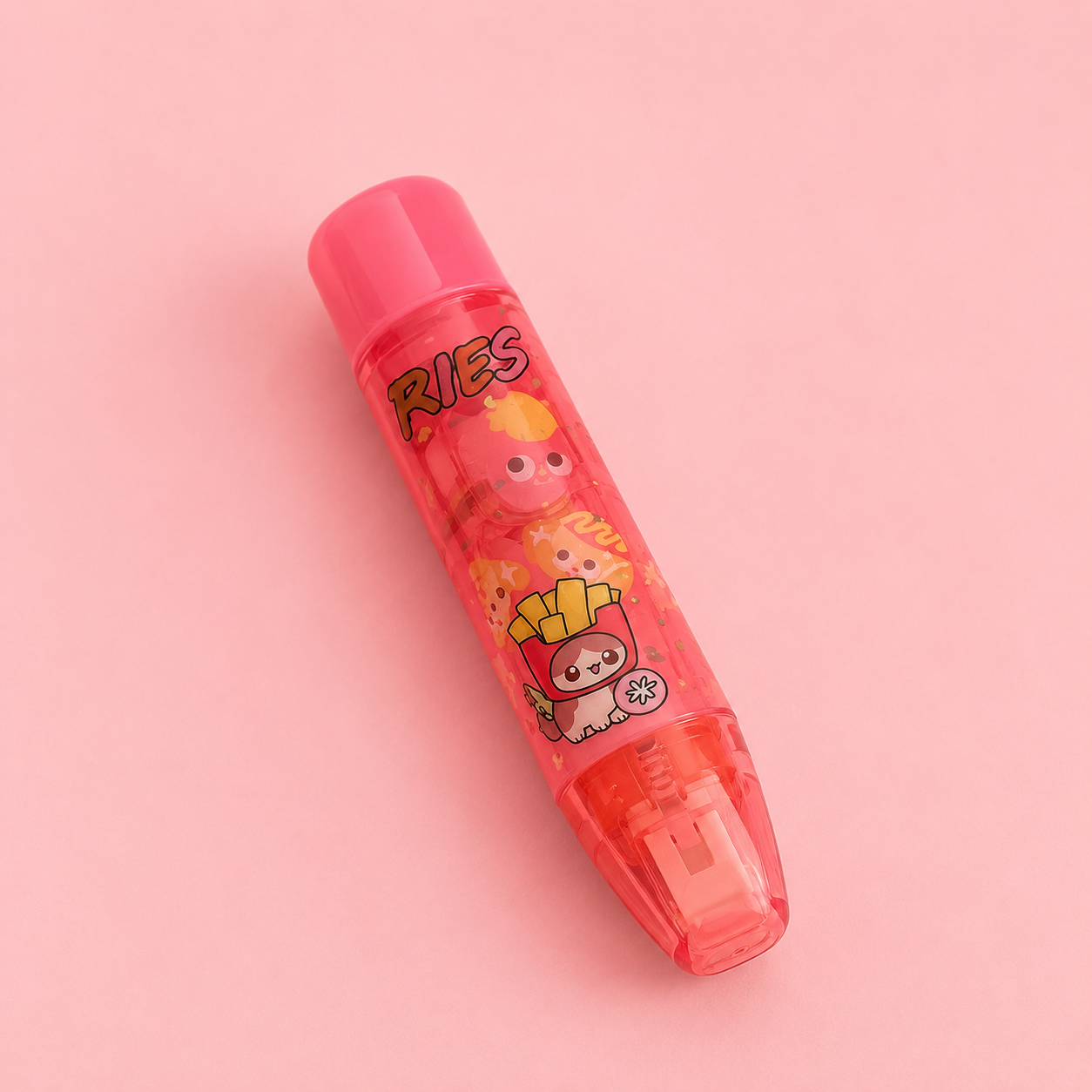 Cola em fita Kids 6m x 5mm ROSA