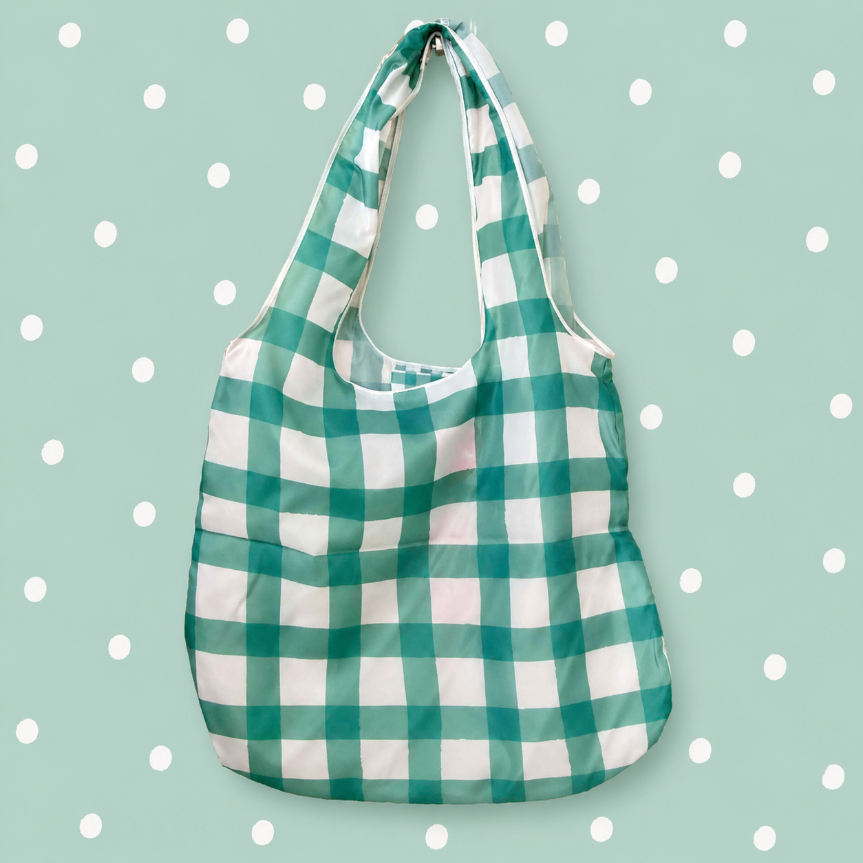 Saco de Compras (Eco Bag) BOY VICHY GREEN
