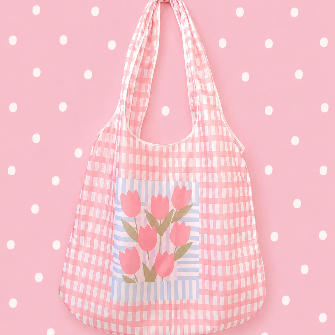 Saco de Compras (Eco Bag) FLOWERS PINK