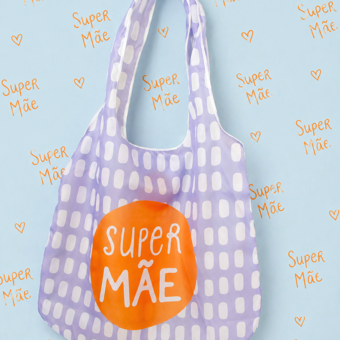 Saco de Compras (Eco Bag) Super Mãe BLUE