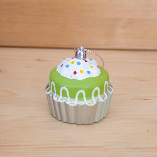 Enfeite Natal Cupcake Verde