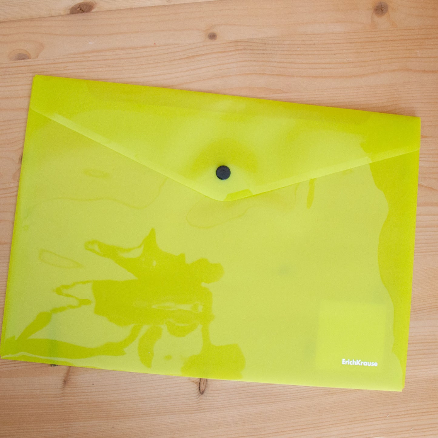 Bolsa Envelope A4 com mola Neon Amarelo