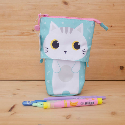 Estojo Pop-Up MEOW azul claro
