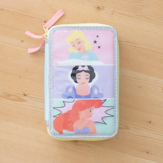 Estojo 3 Divisórias Princesas