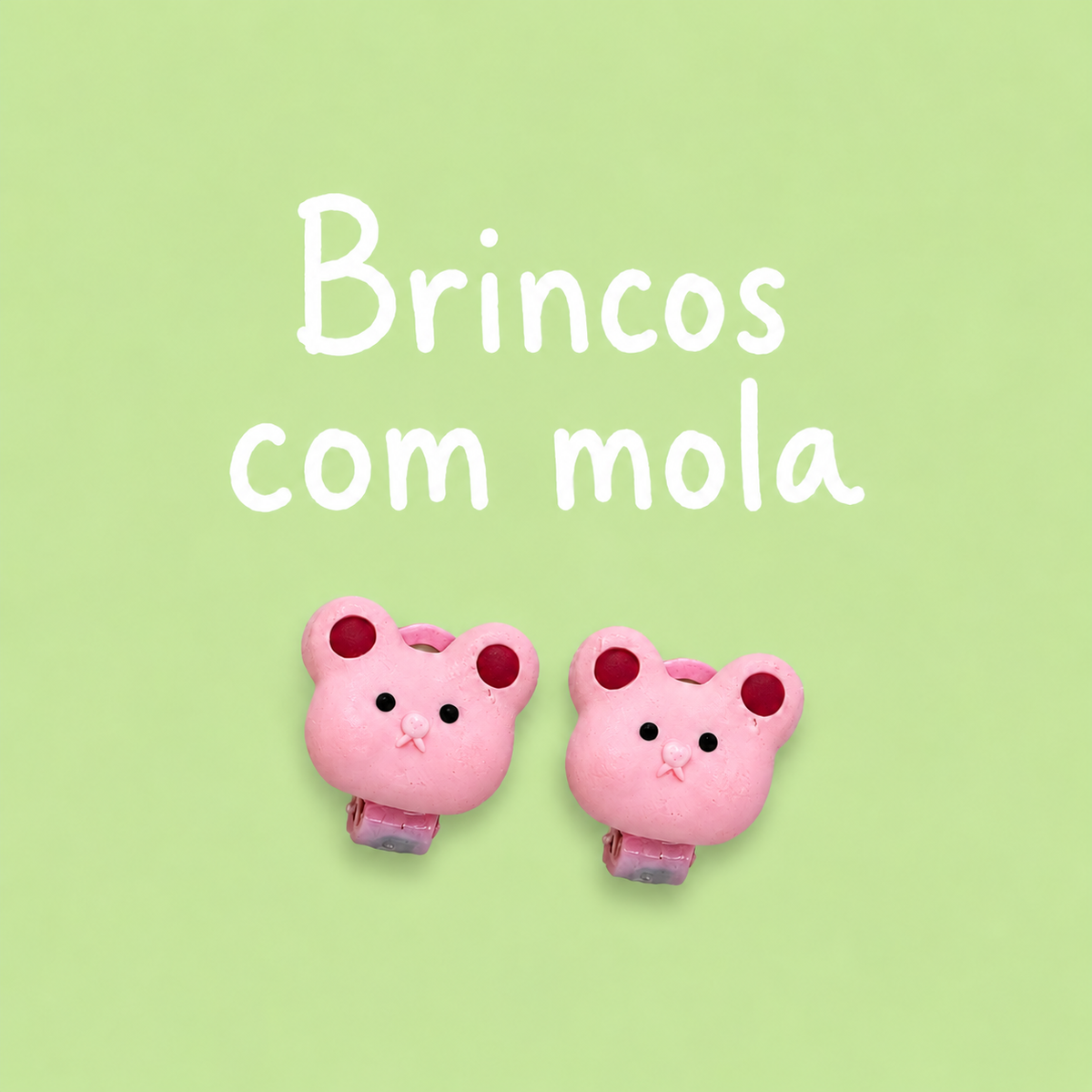 Brincos de mola Coelhinho