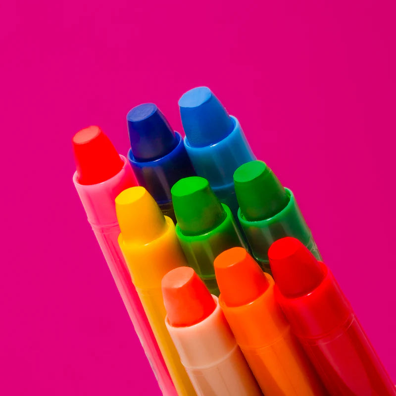 kit 6 Lápis de cera GEL