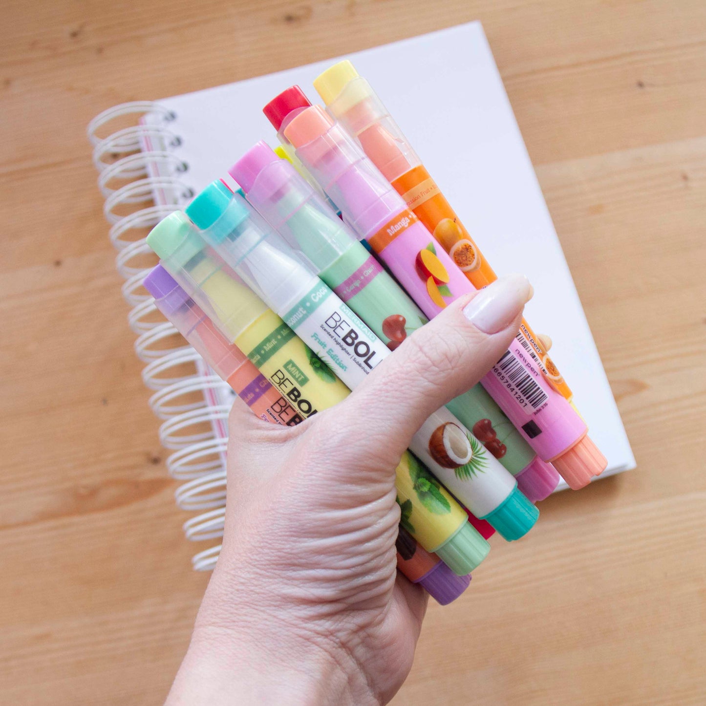 Kit 12 Sublinhadores Bebold Perfumados Newpen