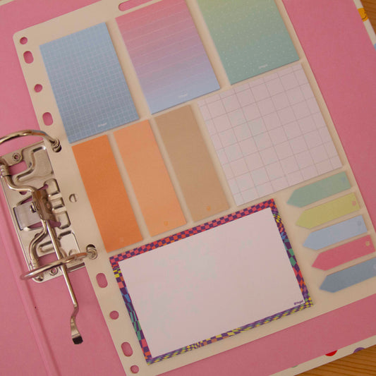 Kit 13x20 Sticky Notes (c/furação)