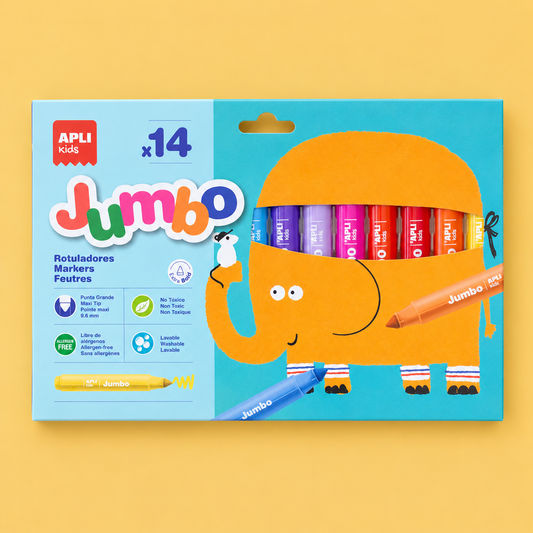 kit 14 Marcadores Jumbo
