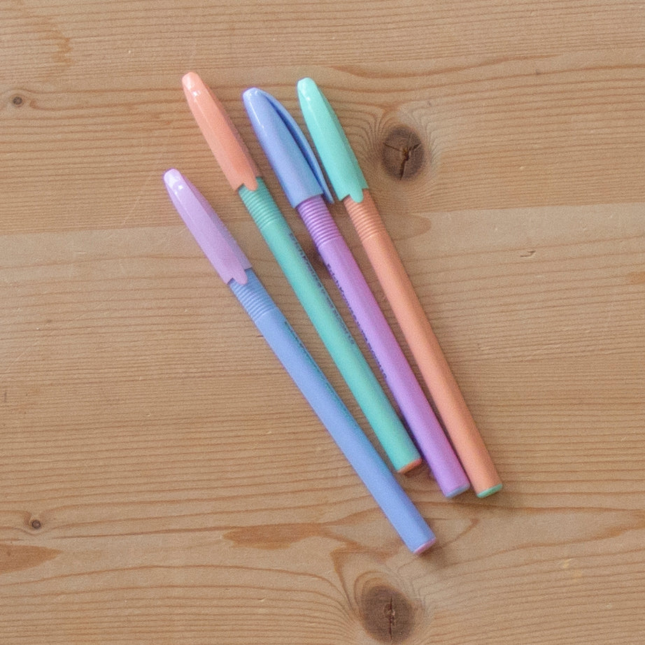 Kit 4 Canetas Gel Pastel Bloom