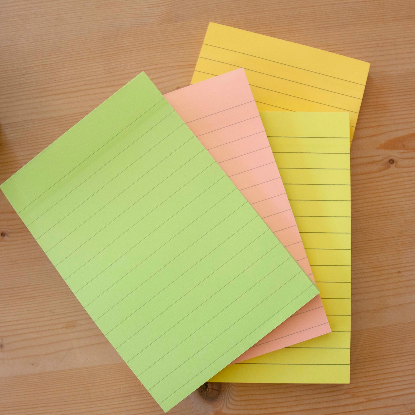 Kit 4 Blocos Sticky Notes 100 folhas (101x152mm) Pautados