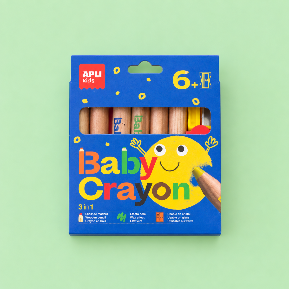kit 6 Baby Crayon