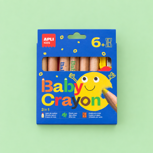 kit 6 Baby Crayon