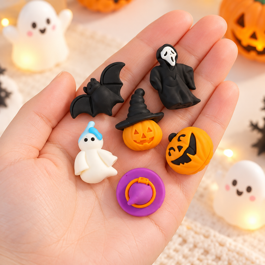 Kit 6 Mini Borrachas HALLOWEEN
