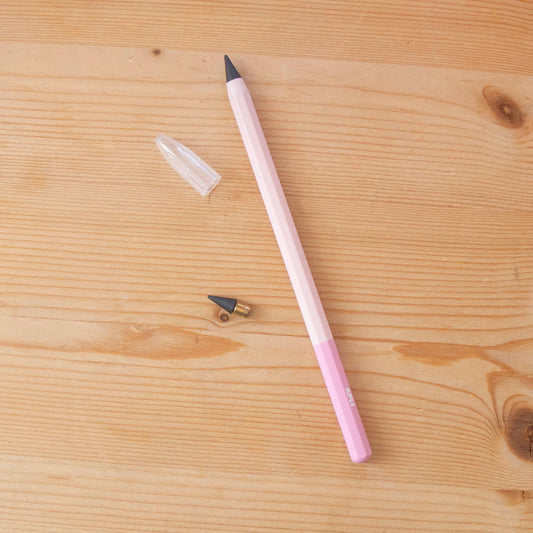 Lápis Infinito Pastel Rosa (Apli)