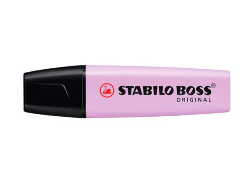 Marcador Stabilo Boss Pastel Lilás