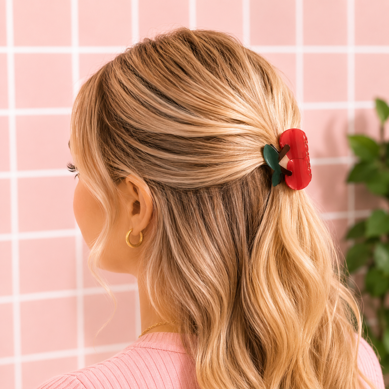 Mola de cabelo Small CEREJAS