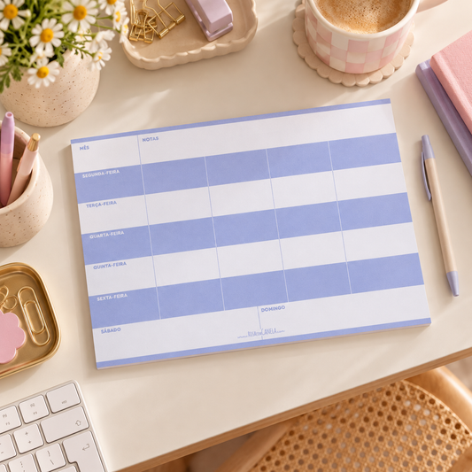 Planner A4 Azul