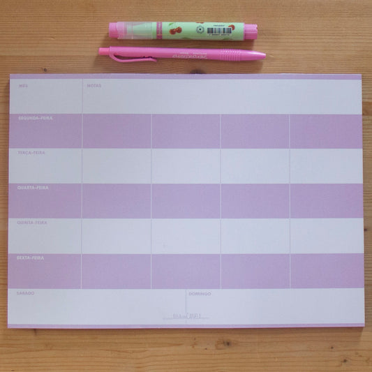 Planner A4 Lilás