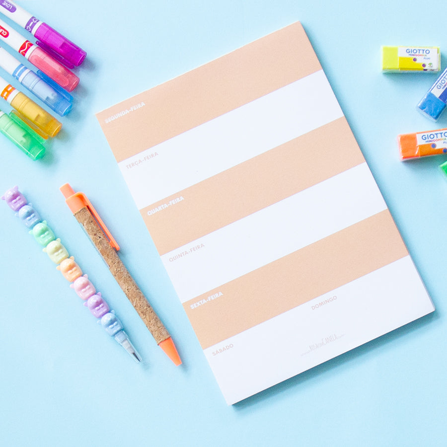 Planner A5 Pastel Peach