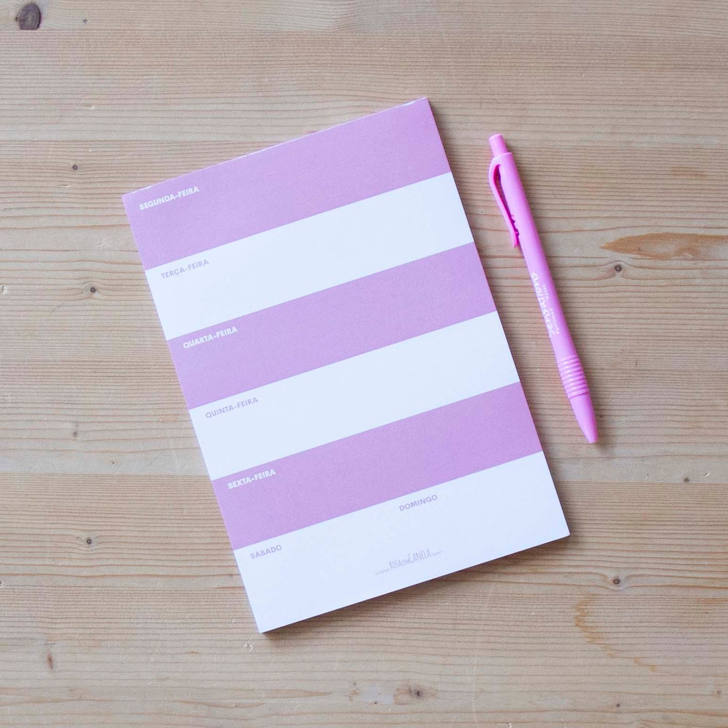 Planner A5 Pastel Pink