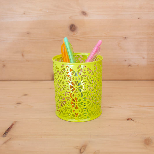 Porta Canetas Metálico Redondo VERDE