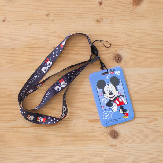 Fita Porta Cartões MICKEY AZUL