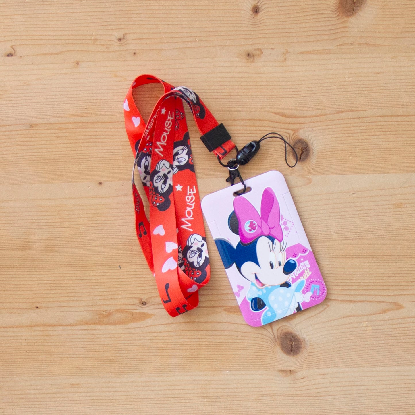 Fita Porta Cartões MINNIE ROSA