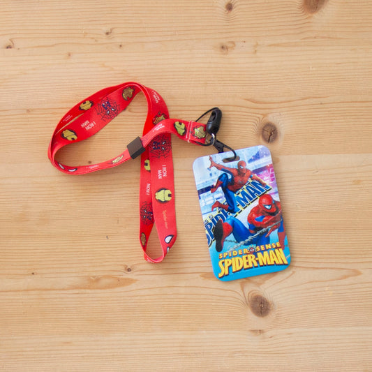 Fita Porta Cartões SPIDER MAN VERMELHO
