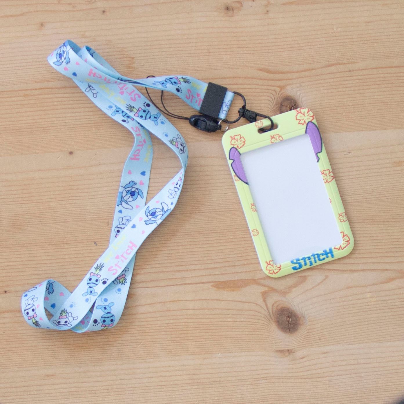 Fita Porta Cartões STITCH AMARELO
