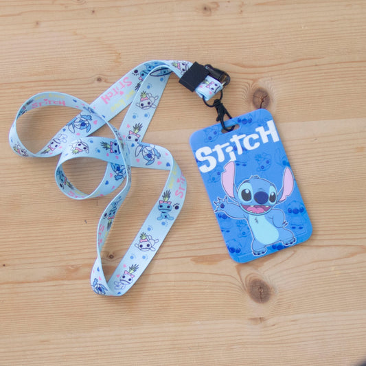 Fita Porta Cartões STITCH AZUL