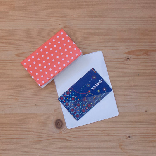 Porta Cartões Napa 6 x 9 cm COOL POLKA DOTS
