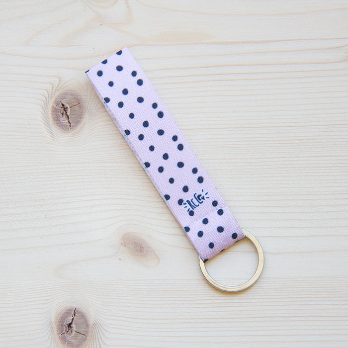 Porta Chaves Fita Dots Pink