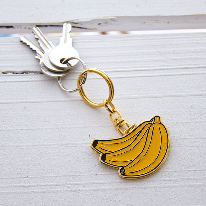 Porta Chaves Metal Banana