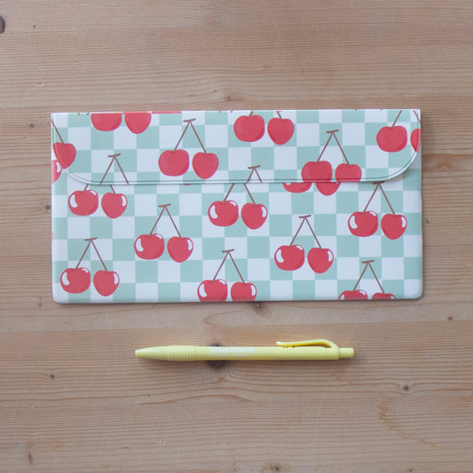 Porta Documentos Napa 24,5 x 13 cm CHERRY