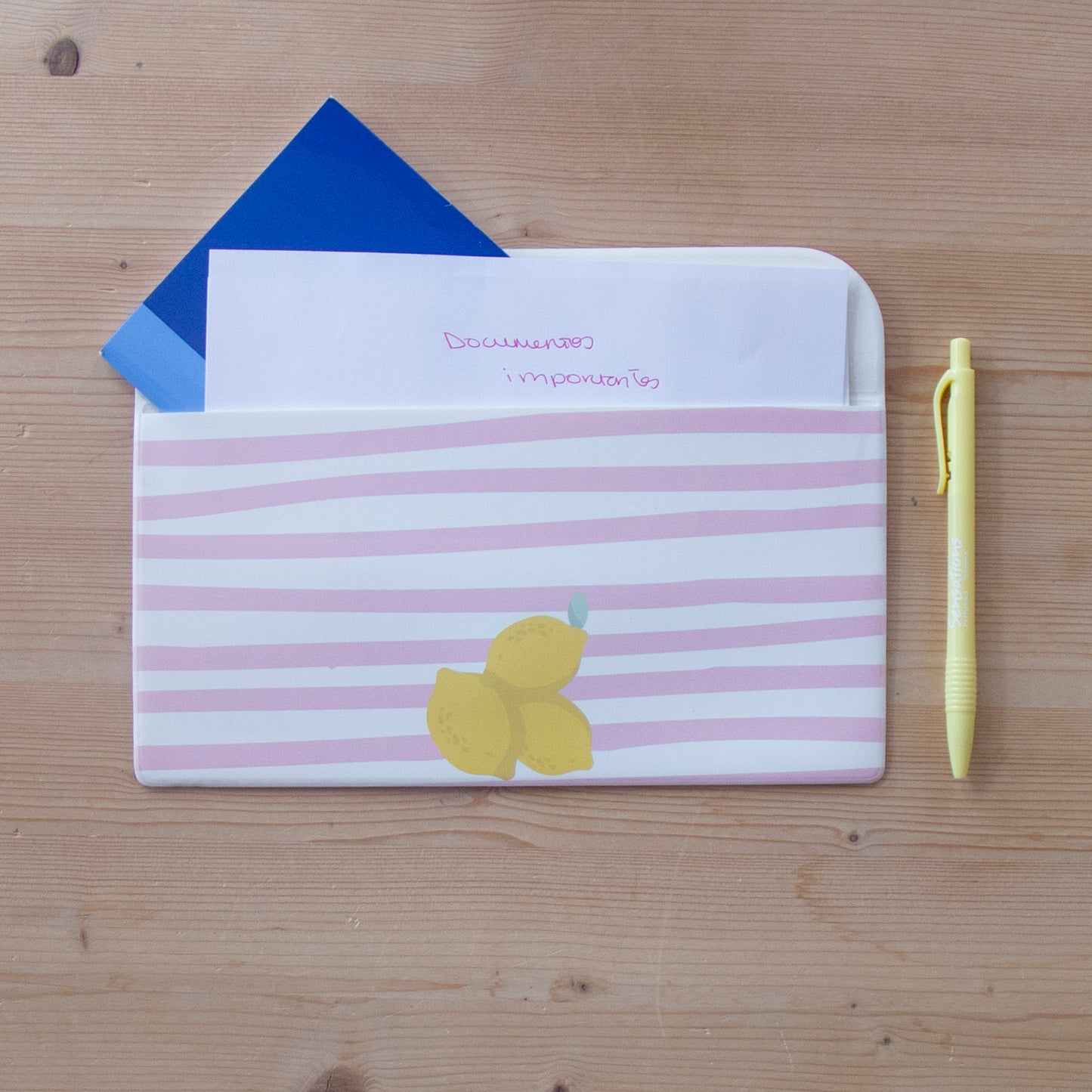 Porta Documentos Napa 24,5 x 13 cm LEMON