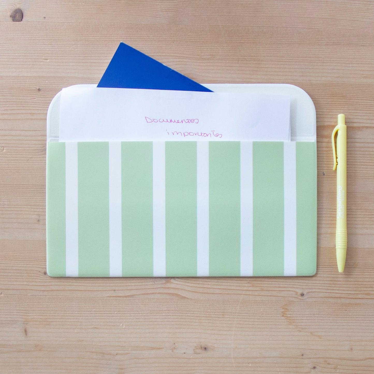 Porta Documentos Napa 24,5 x 13 cm VINTAGE GREEN