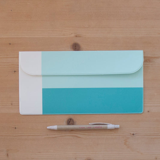 Porta Documentos Napa 24,5 x 13 cm GOIABA GREEN