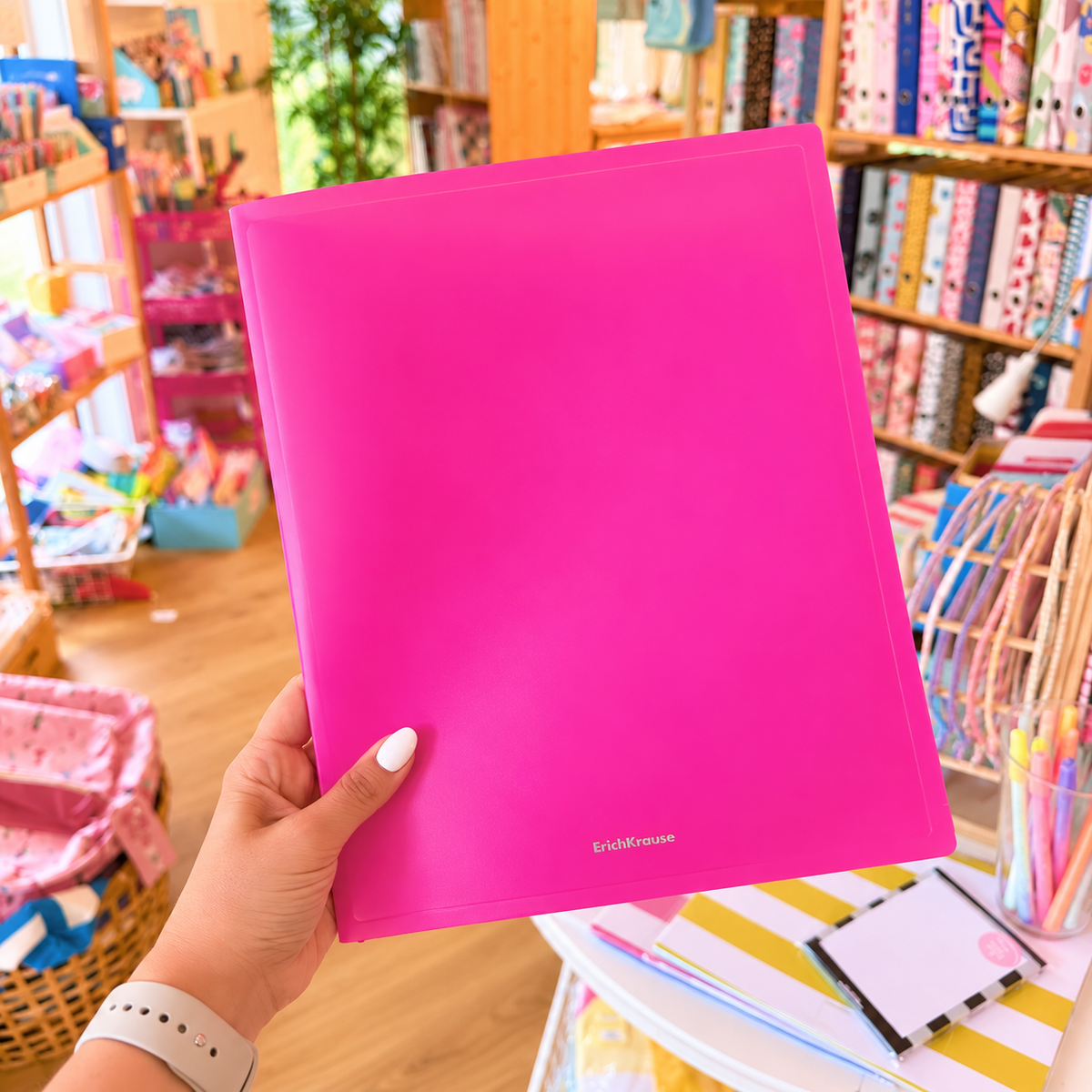 Portfolio A4 20 Micas Neon ROSA (Erick Krause)