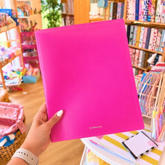 Portfolio A4 20 Micas Neon ROSA (Erick Krause)