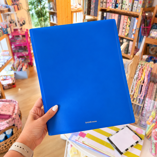 Portfolio A4 20 Micas Vivid AZUL (Erick Krause)